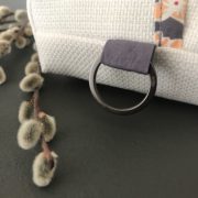 BebéLUX ring i hvid vådserviet etui